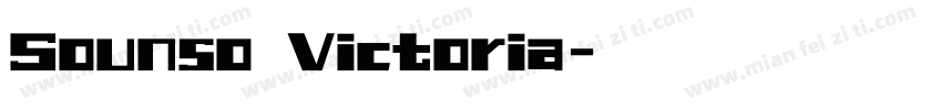 Sounso Victoria字体转换